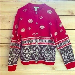 Vintage Eddie Bauer Fair Isle Cardigan